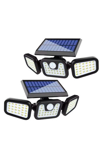 OEM Set of 2 Solar LED Lamps 3 In 1, 82 LEDs, Motion Sensor, 3 Modes, Waterproof, Outdoor