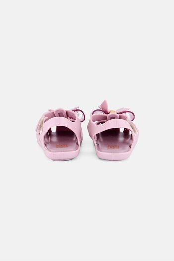 ZAXY Toddlers Girl Butterfly Velcro Sandals, Light Purple
