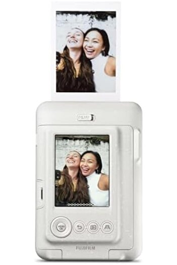 Fujifilm Instax Mini Liplay Hybrid Instant Camera (Misty White)