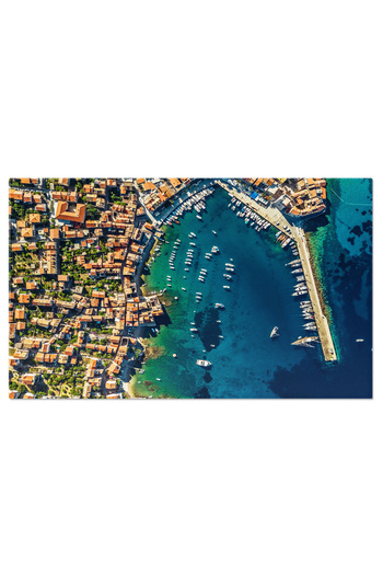 StoryGift Romania Canvas Print With The City Of Dubrovnik - Croatian Architecture On The Adriatic Coast