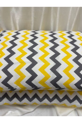 VODDİ Patterned |   2 Zippered Pillow Cases |   Overlock Sewing |   70% Cotton