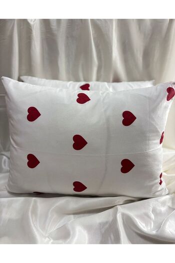 VODDİ 2 Pieces Patterned Zippered Cotton Pillow Case - Extra Soft Surface