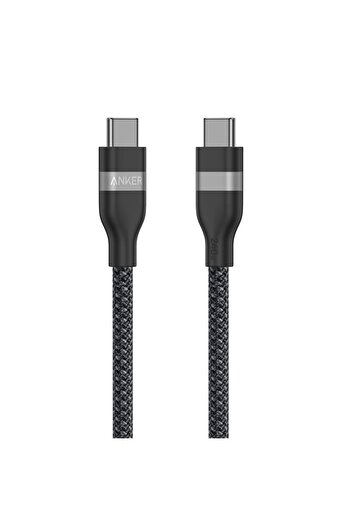 Anker Anker USB-C to USB-C Fabric Fast Charging Cable 240W 3ft Black