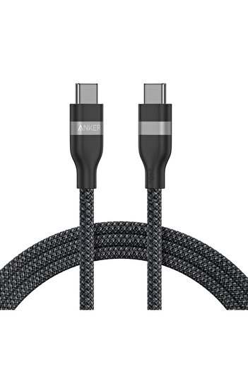 Anker Anker USB-C to USB-C Fabric Fast Charging Cable 240W 3ft Black