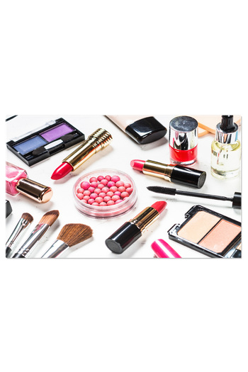 StoryGift Romania Canvas Painting 70 x 50CM Professional Makeup Cosmetics on White Background A Selection of STG Products
