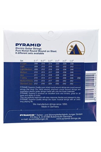 Pyramid Pyramid Light Electric Guitar Strings 009-042