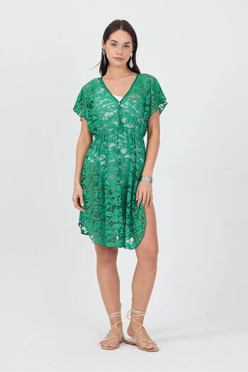 Bysenby Bysen Hawaiian Beach Dress Pareo with Elastic Waist