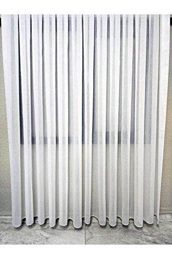 BBB Vakkorama Thick Tulle Curtain with Matte Fabric Ecru 1 E 2.5 Pleated Et4030Mat