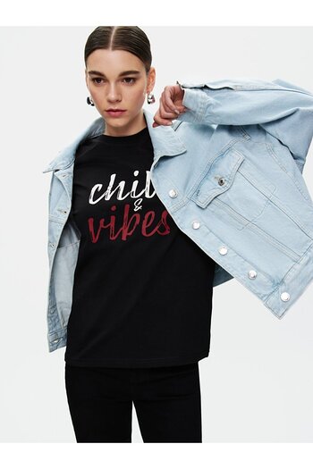 Ltb Regular Black T-Shirt