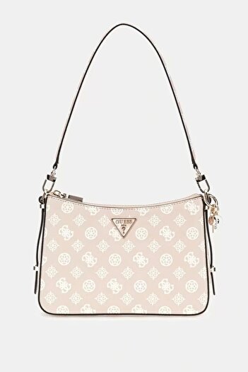 Guess Eco Erica Top Zip Shoulder Bag Women's Beige Shoulder Bag Hwepg951018-Sdl