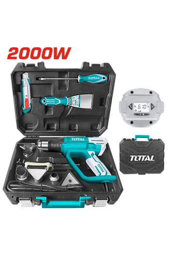 TOTAL 2000W Hair Dryer in Plastic Bag with Accessories and Tools
