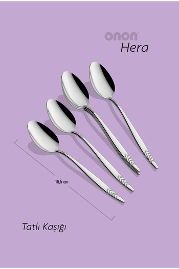 on-on 18/10 Hera Sweet Spoon - Set of 6