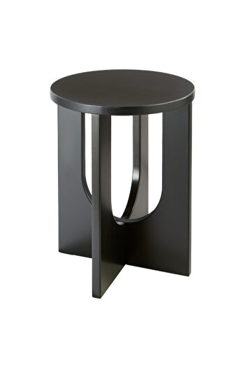 Atmosphera Bloom Sleek and Minimalist Round Side Table 50.5 x 40 x 40 cm