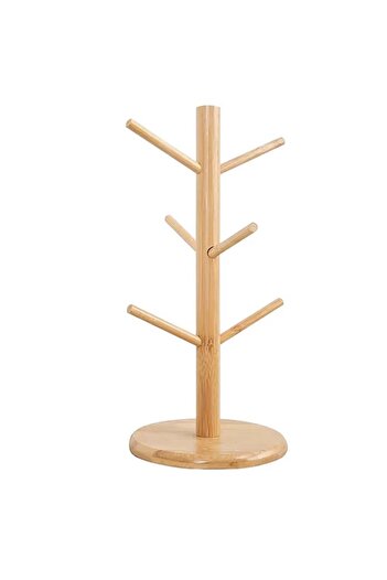 PUFO Bamboo vertical stand made of bamboo wood for cups, 34 cm