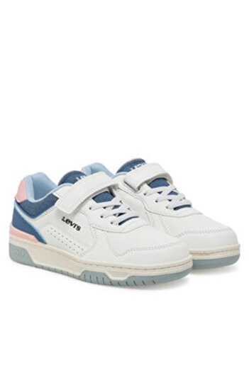 Levi's Teniși pentru fete VDER0030S-3605 albi