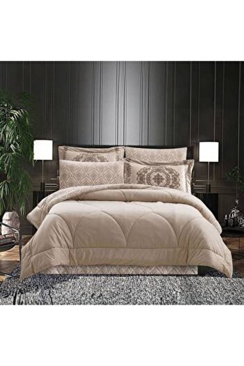 Pearrlla Homey velvet bedspread, 6 pieces, 230*250 cm, king size - with fixed filling