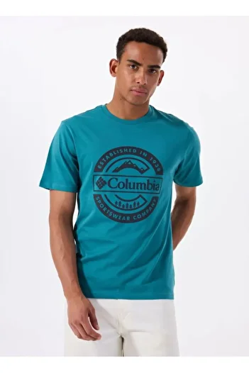 Columbia Csc Button Badge Men's Short Sleeve T-Shirt Cs0387