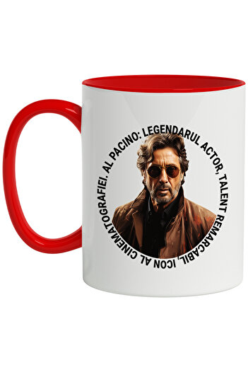 StoryGift Romania Al Pacino Mug: Legendary Actor, Sunglasses, Jacket, Multicolor 330, With ,STG