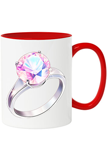StoryGift Romania Mug with a diamond ring | priceless | gift | present | expensive | for the rich | V, Cu,STG