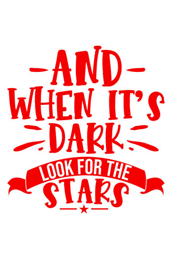 StoryGift Romania 90CM Exterior Adhesive Sticker with a message that encourages you to look for the stars when it is