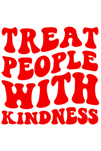 StoryGift Romania 90CM Exterior Adhesive Sticker with motivational text that encourages you to treat the people around you well