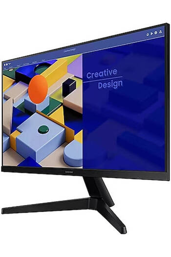 Samsung 24" Essential Monitor S3, FHD (1920x1080), 75Hz Refresh Rate & 5ms Response Time, IPS