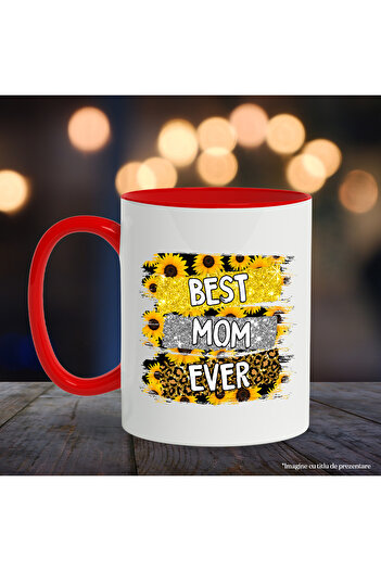 StoryGift Romania Mug with the message "Best mom ever", the best mother ever, love, appreciation, With, STG.