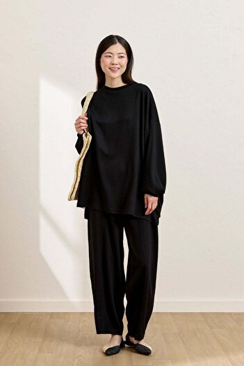 Ceylan Otantik Black Shalwar Set