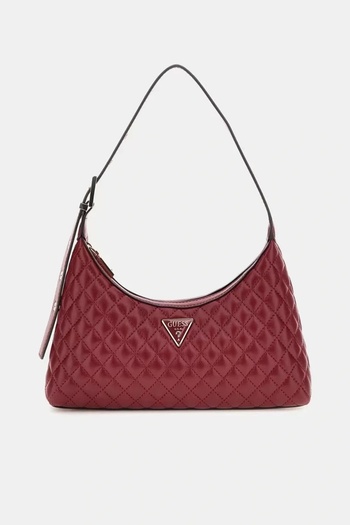 Guess Eco Rianee Shoulder Bag Women's Red Shoulder Bag Hweqg954117-Cla