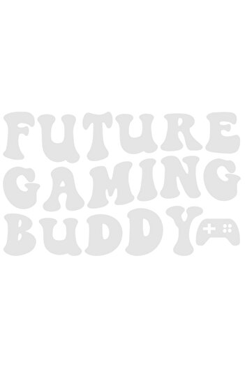StoryGift Romania Sticker Exterior cu un controller si textul "Future gaming buddy" - amic viitor pentru gam