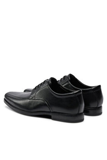 CLARKS Men's Half-boots black CLARKS-HOWARD OVER BLACK LEATHER 26174925