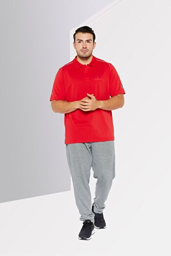Puma x Scuderia Ferrari Men Sportswear Fit Short Sleeves Training Polo Shirt, Red