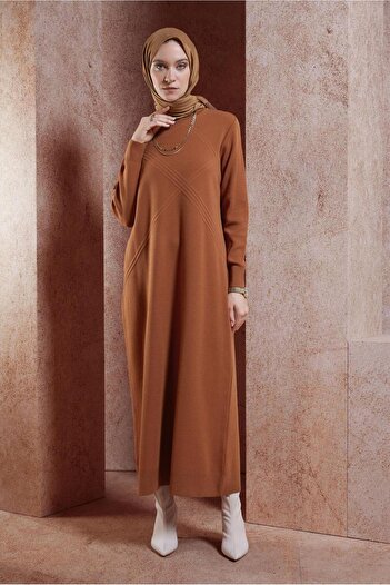 Alvina Bicycle Collar Knitwear Dress 44909