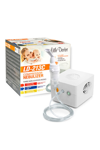 Little Doctor Aparat Aerosoli Ld-213c, Nebulizator Cu Compresor, 3 Moduri De Nebulizare