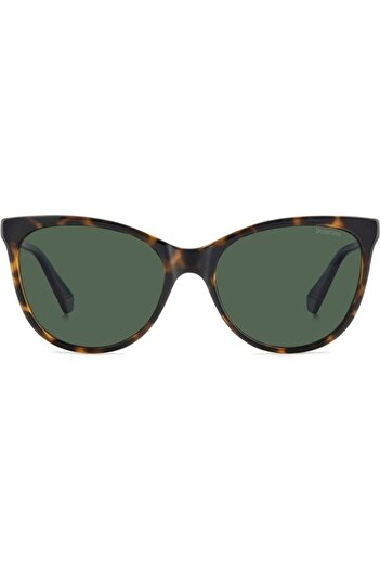 Polaroid Polarized Sunglasses Women Polaroid PLD 4179/S 086/UC, Plastic, Havana, 55 mm