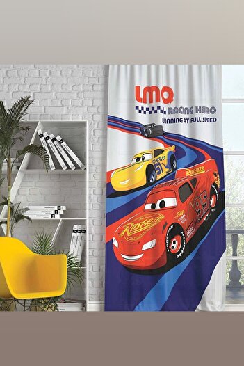 Taç Cars Pike Takımı + Cars Fon Perde + Yastık + Kupa Bardak Hediye Toplam 6 Parça