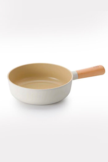 Prima Nova Fika Aluminum Casting Wok Pan 26cm, Beige