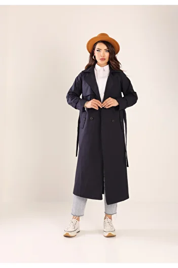 SahraAfra Spring Trench Coat Oversize