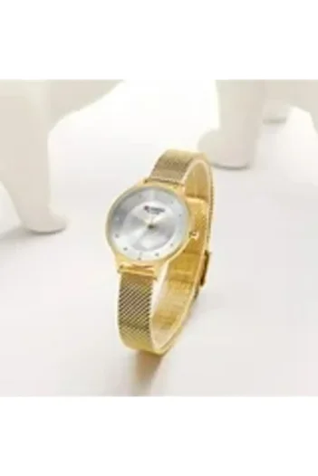 Curren Women’s Watch – Fashion Analog Quartz Watch with 3.0cm Dial & Mesh Strap