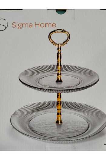 kurt41 Luxury 2 Tier Cake/Cookie Holder/Candy Holder Presentation Stand