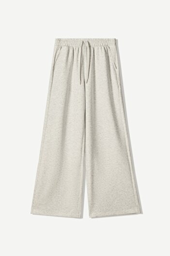 Bershka Shimmery Wide-leg Trousers