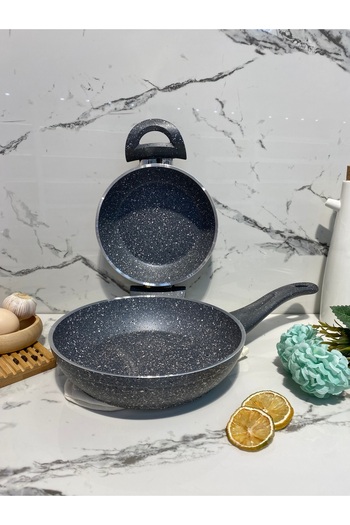 Elvira Granite Sahan Pan Set (20-24 cm)