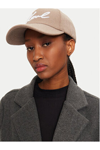 Karl Lagerfeld women's hat 246W3406 natural