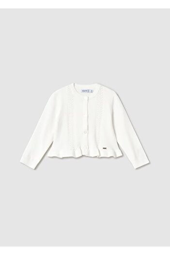 MAYORAL Baby Girl Frilly Knitted Cardigan