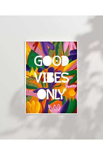 VOGLOO Frameless Poster Colorful Positivity