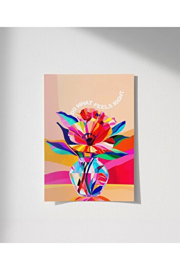 VOGLOO Frameless Poster Colorful Inner Sound