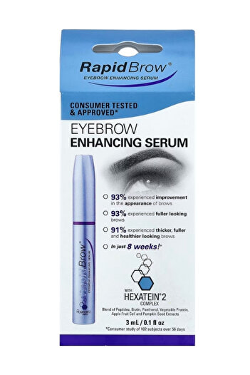RapidLash Eyebrow Enhancing Serum, 0.1 Fl Oz (3 ML)