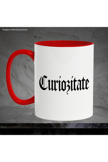 StoryGift Romania Curiosity Mug, Motivational Message, Word, Inspirational Text, Self Care, 330, With ,STG
