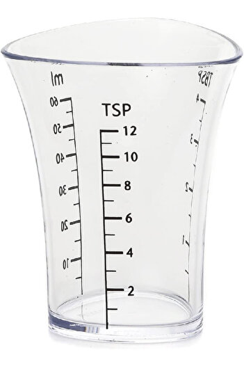 TESCOMA PRESTO Measuring Cup – 0.06L, Transparent Plastic, Dishwasher Safe