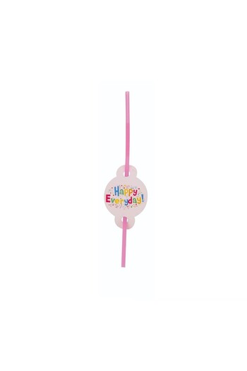 Flippy Set 10 Straws, Flippy, Model Happy Everyday, Multicolor